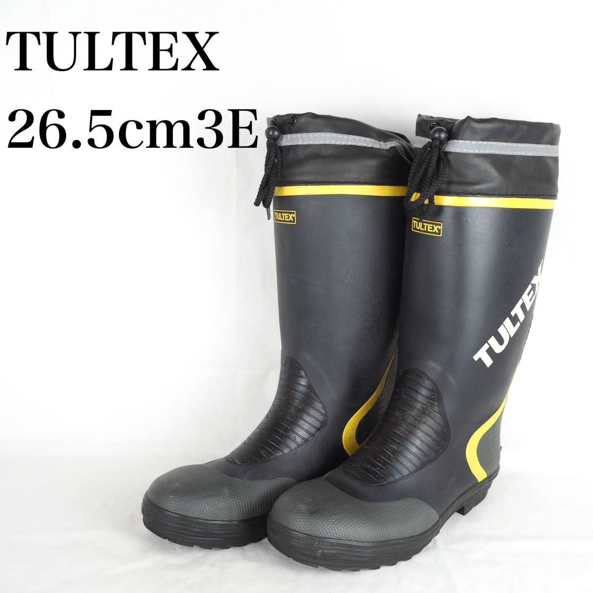 EB3811* TULTEX*タルテックス*メンズ安全靴*安全ゴム長靴*26.5cm3E_画像1