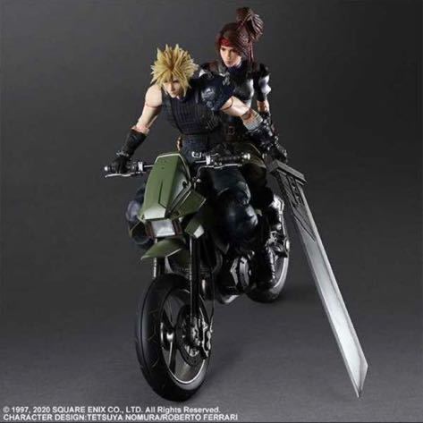 三【新品未開封】ファイナルファンタジー VII リメイク PLAY ARTS改 ジェシー クラウド＆バイクSET プレイアーツ FINAL FANTASY Ⅶ REMAKE_画像1