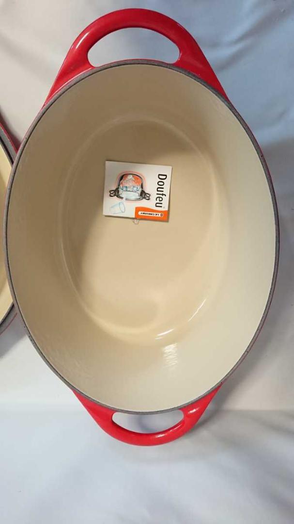Le Creuset Duff Oval Cherry Red 32cm 7.2L Rare Unused | eBay Le Creuset Duff Oval Cherry Red 32cm 7.2L Rare Unused | eBay
