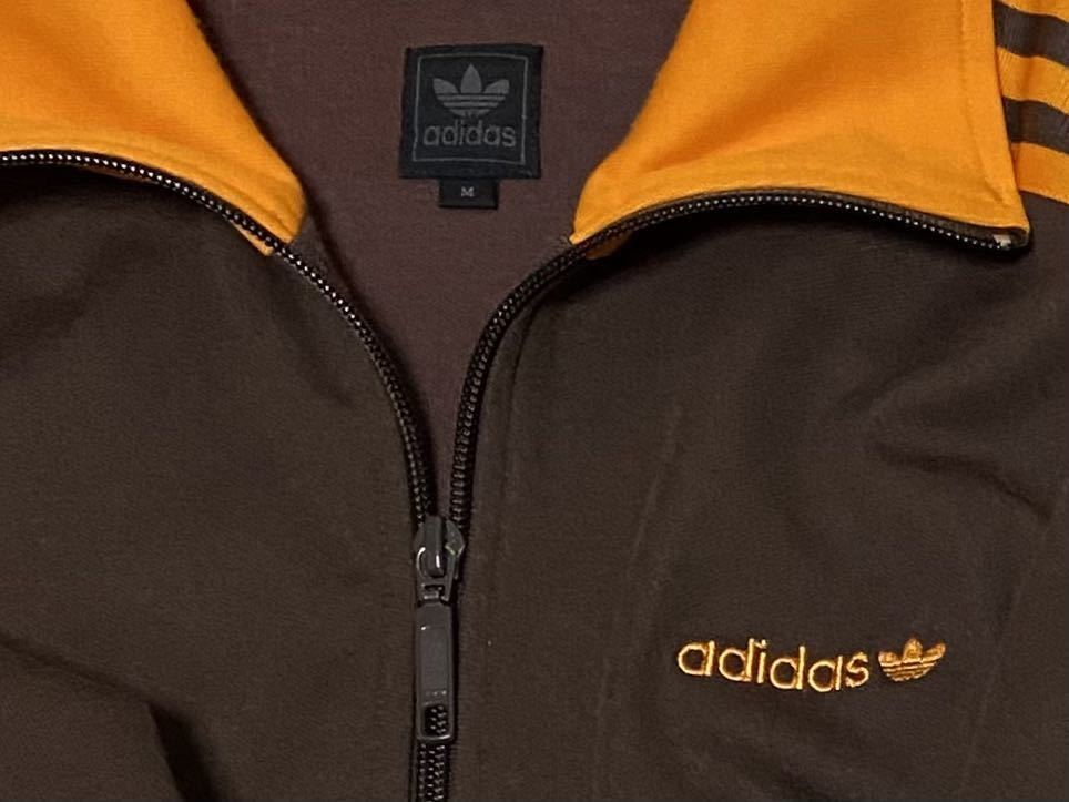 レアカラー adidas オリジナルス 茶 オレンジ ハイネック トラック