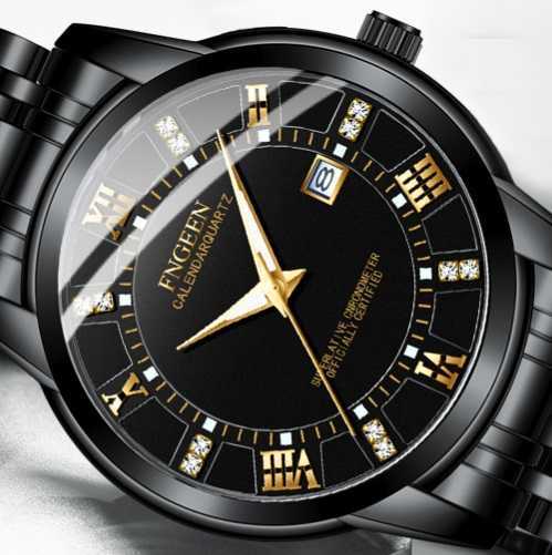 メンズ腕時計　大ヒット　ビジネス　高品質　デイトクォーツ　電池式　大特価　黒_画像5