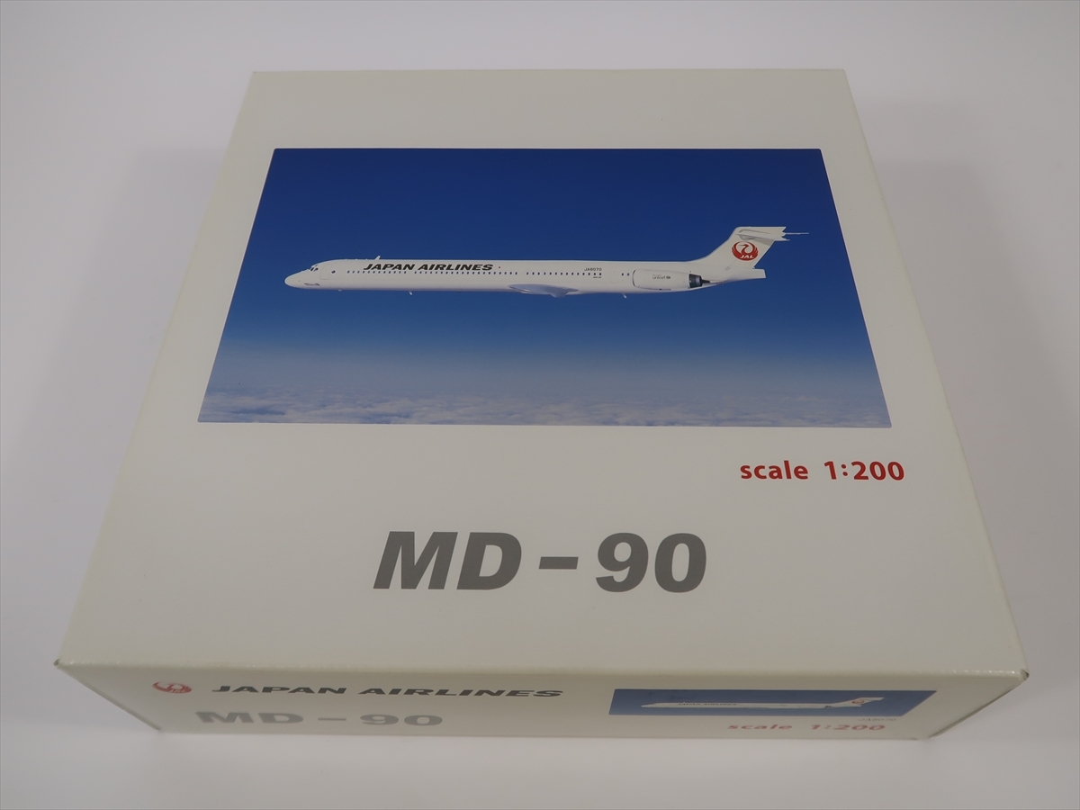 現状品 1/200 MD-90 JAL JA8070 ホーガン ダイキャストモデル 日本航空 JAPAN AIRLINES hogan JALUX 飛行機 航空機 送料無料ｋ36_画像2