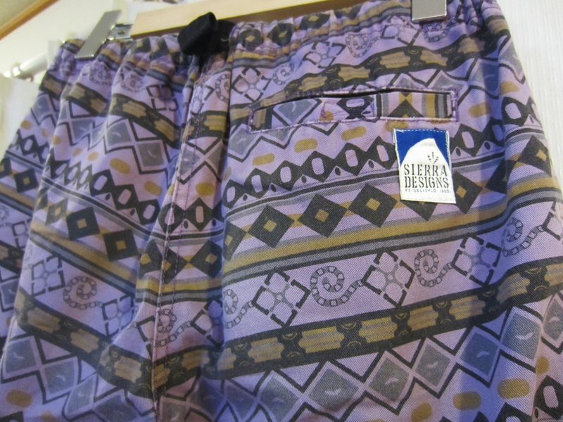 SIERRA DESIGNSneitib pattern shorts climbing pants total pattern purple purple Sierra Design size USA S JPN M