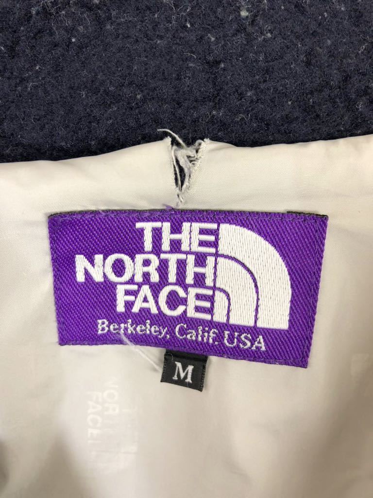 THE NORTH FACE ザノースフェイス　メンズ　ネイビー　モコモコ　ジャケット　ブルゾン　アウター　上着　M表記_画像4