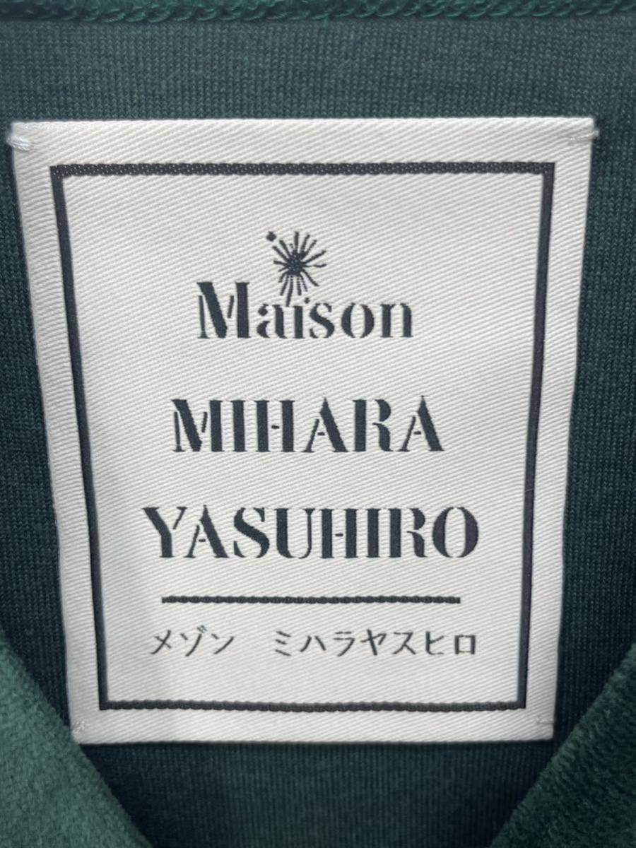 MaisonMIHARA YASUHIRO メゾンミハラヤスヒロ レディース　グリーン　変形トップス　タンクトップ　ノースリーブTシャツ_画像3