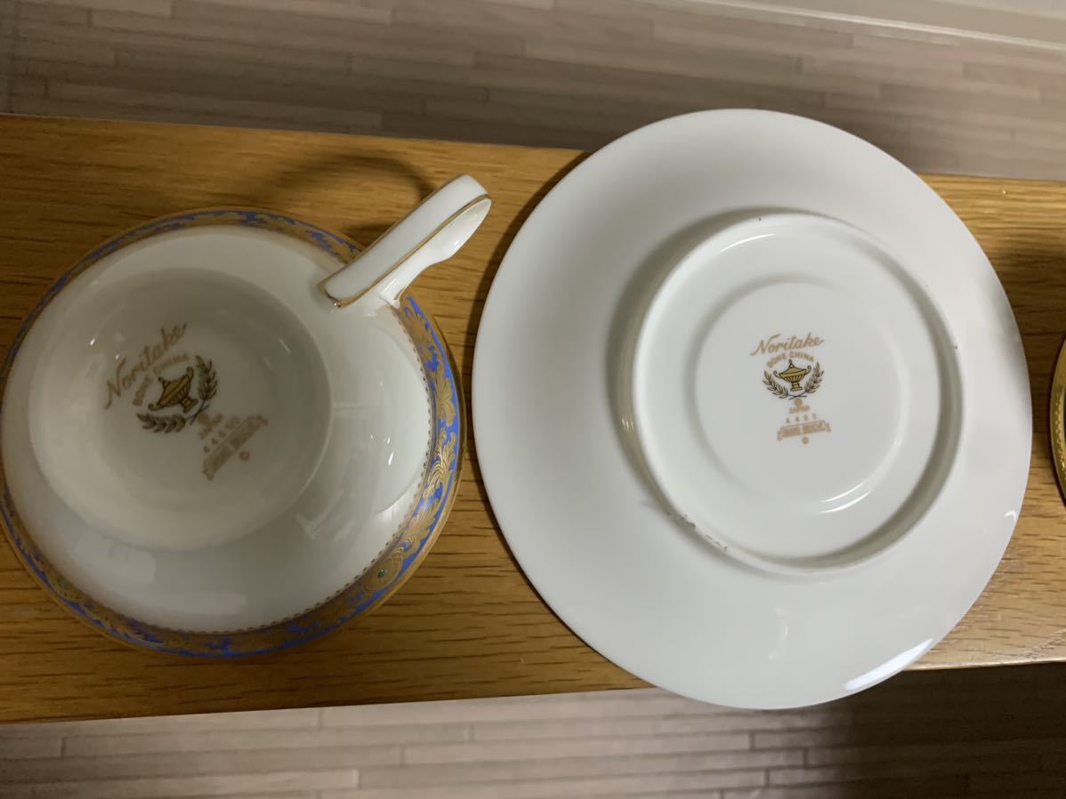 Noritake カップ&ソーサー ペアセット ノリタケ GRAND BROCHE グランブロシェ