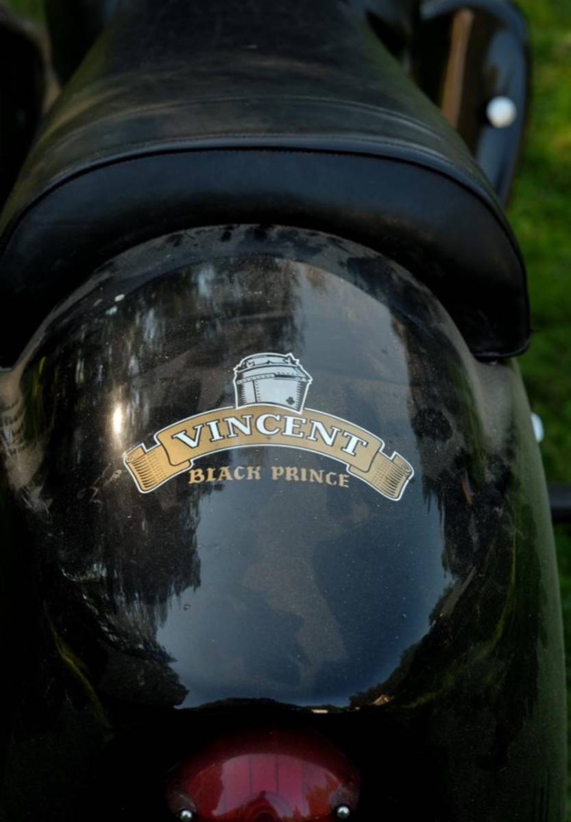 1955 Black Prince tail section