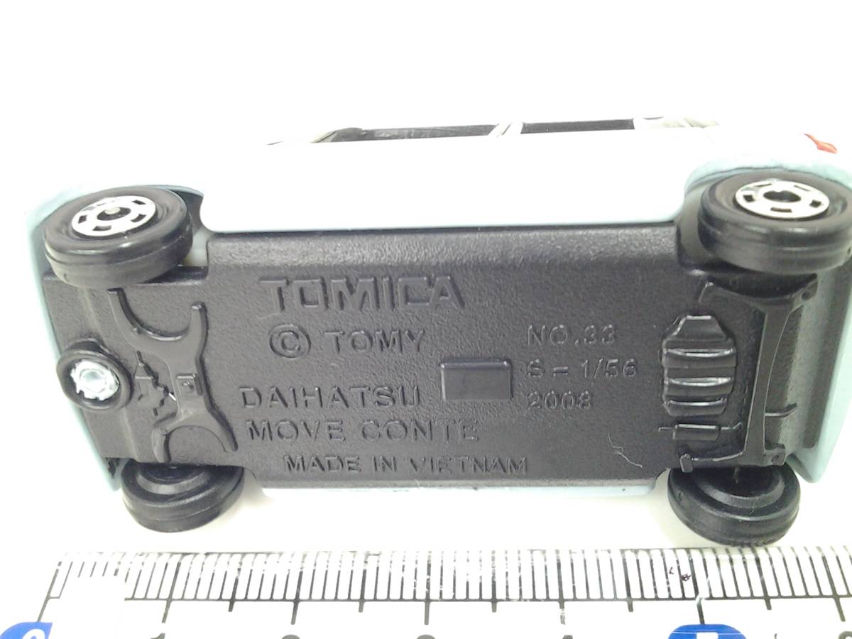 トミカ　TOMICA　No.11　スバル　インプレッサ　WRX　覆面パトカー　シルバー　経年保管品　ミニカー　1/56　パトロールカー_画像5