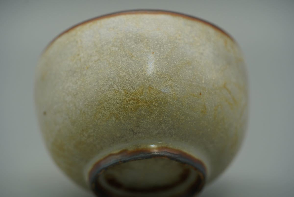 中国 古美術 宋 官窯 白磁 ぐい呑 茶碗 煎茶道具 茶道具_画像6