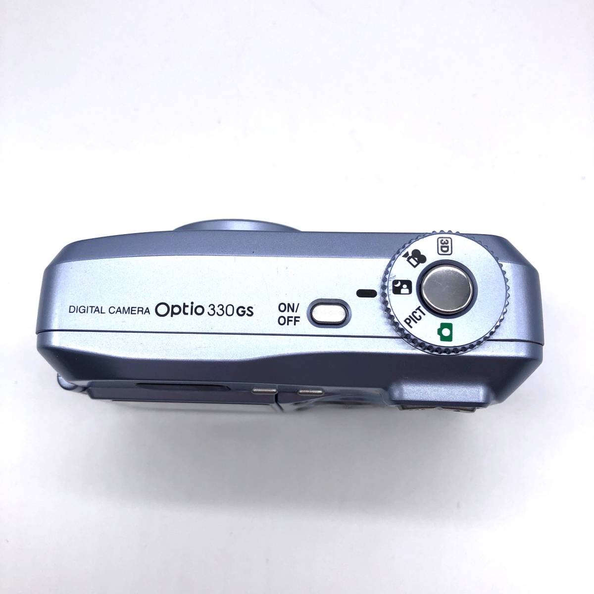 【中古美品】PENTAX ペンタックス Optio オプティオ 330GS デジタルカメラ 単3電池 通電確認 簡易動作確認済（管9627）_画像5
