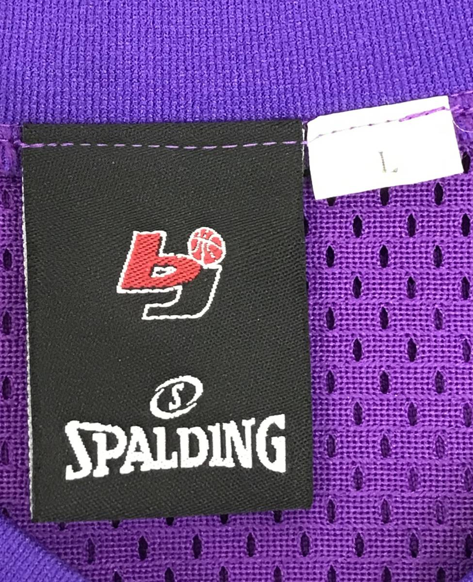 bj SPALDING Apache ユニフォーム ジャージ タンクトップ メッシュ バスケット bjリーグ 東京アパッチ スポルディング SIZE：L■1027Y_画像3