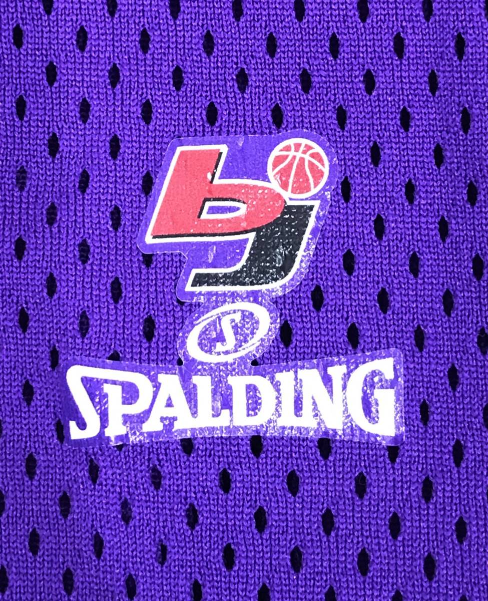 bj SPALDING Apache ユニフォーム ジャージ タンクトップ メッシュ バスケット bjリーグ 東京アパッチ スポルディング SIZE：L■1027Y_画像7