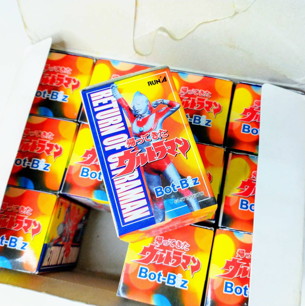 [ новый товар нераспечатанный ]lanaRUNAboto Bit'z Bot-Biz Return of Ultraman 1 BOX аниме в это время было использовано сделано в Японии подлинная вещь 