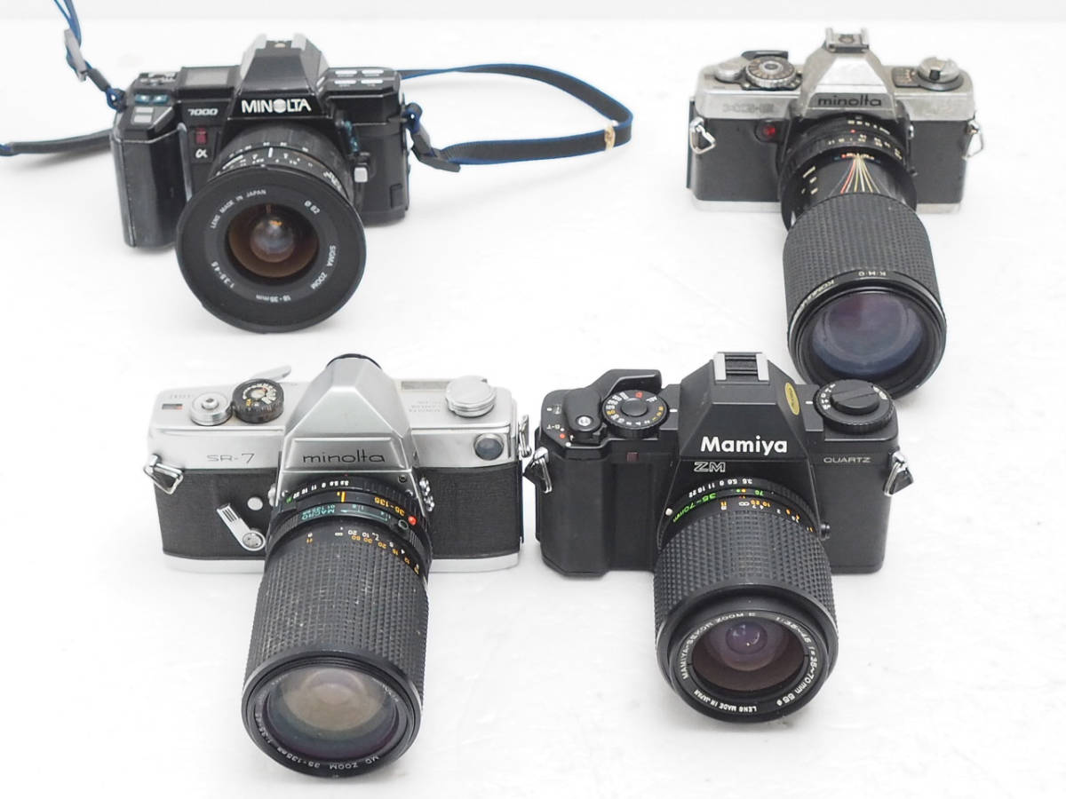 ★MFボディ&レンズ 4セット★ MAMIYA / MINOLTA ★動作未確認 #TA1875