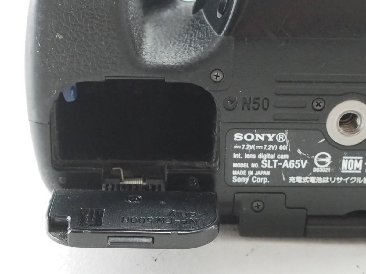 ★動作未確認★ ソニー SONY α65 ★バッテリー＆充電器なし #TA1199_画像5