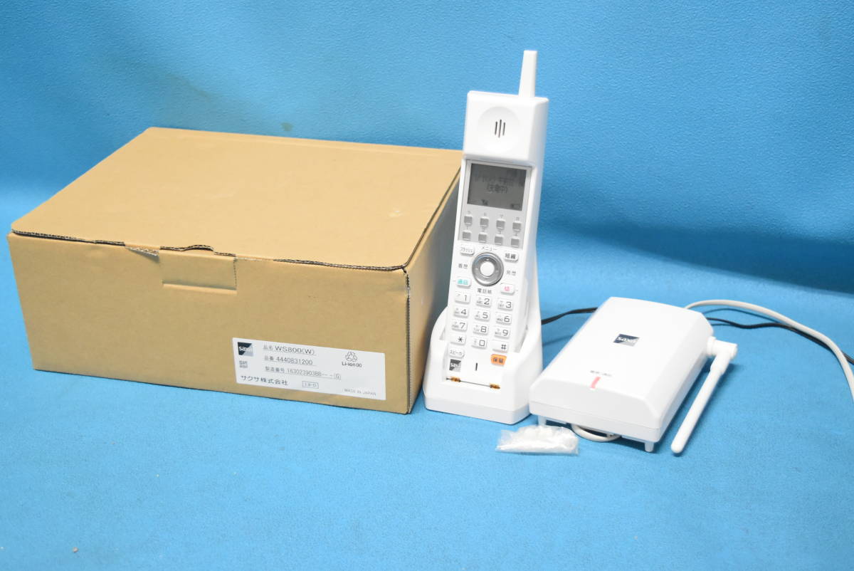 SAXA/サクサ　ビジネスフォン DECTコードレス電話機 PLATIA/ActysⅡ 【WS800(W)】　◆M-995(1009)◆