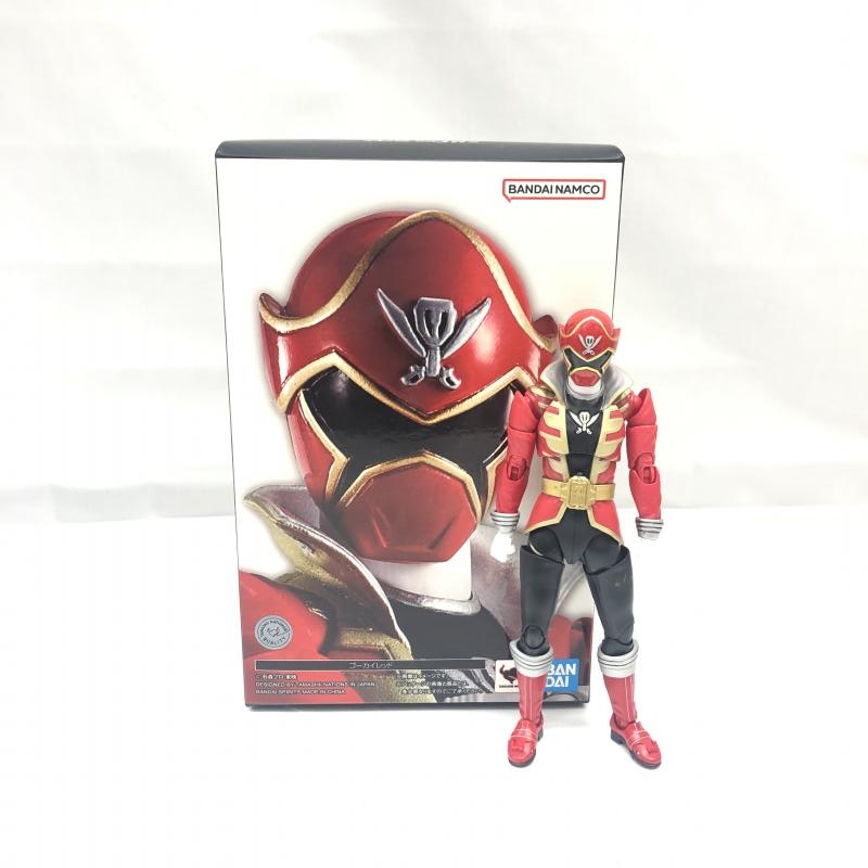 【中古】バンダイ S.H.Figuarts(真骨彫製法) ゴーカイレッド 開封品 海賊戦隊ゴーカイジャー_画像1