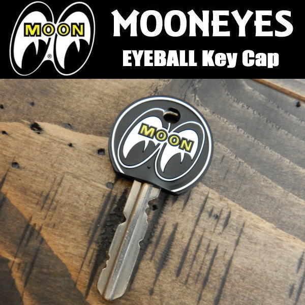 ムーンアイズ MOONEYES アイボール キーキャップ EYEBALL Key Cap MG674 BK_画像1