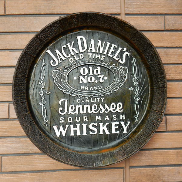 . bottom ornament signboard JACK DANIEL\'S Jack Daniel solid Vintage american miscellaneous goods garage interior welcome board 