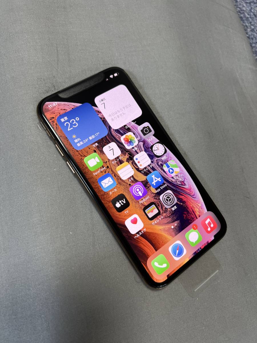 新品 未使用 国内SIMフリー Apple iPhone XS 256GB ゴールド