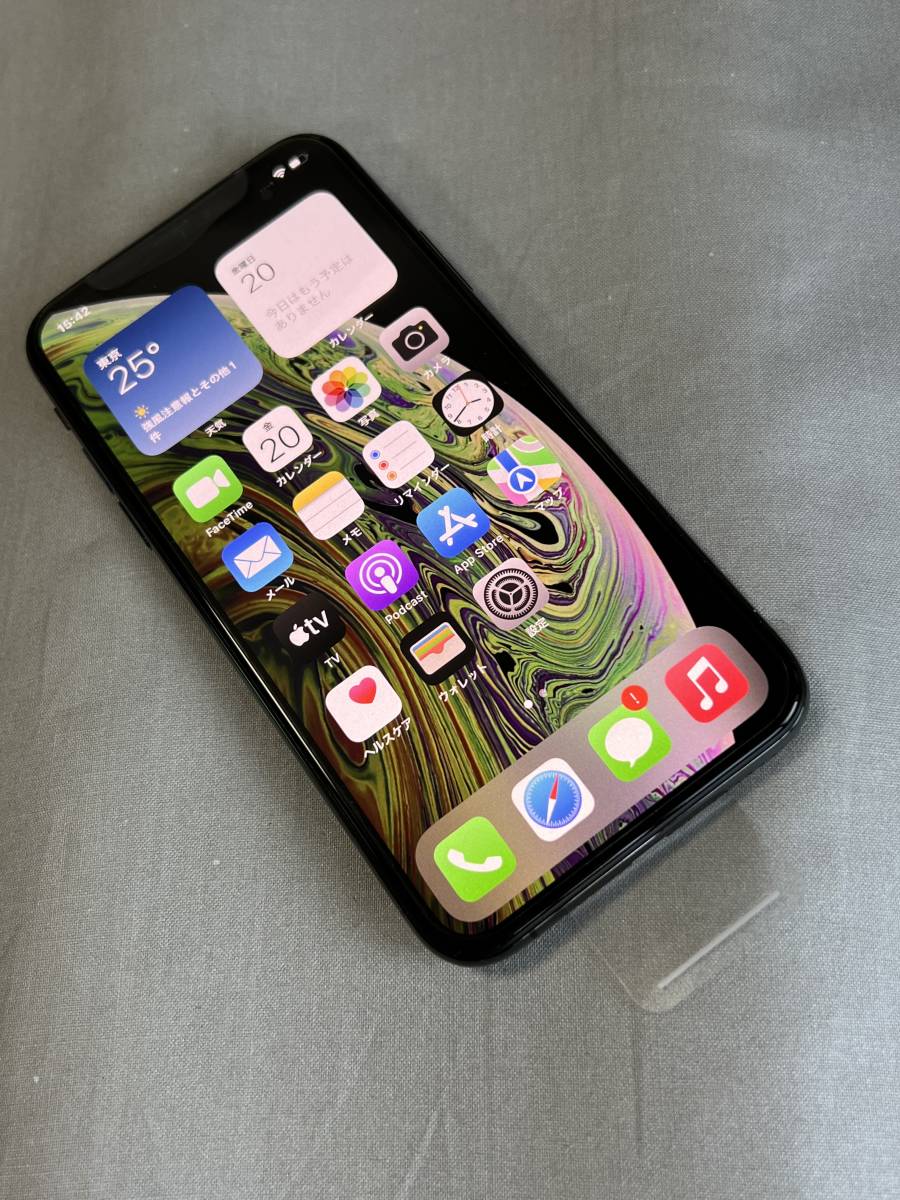 新品 未使用 交換品 国内SIMフリー Apple iPhone XS 256GB スペース