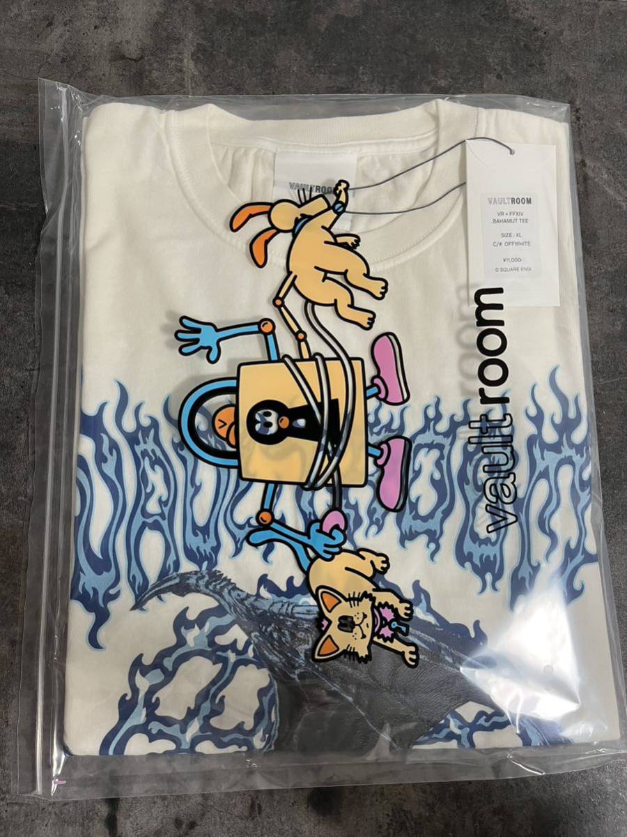 VR FFXIV BAHAMUT TEE / OFF WHITE XL