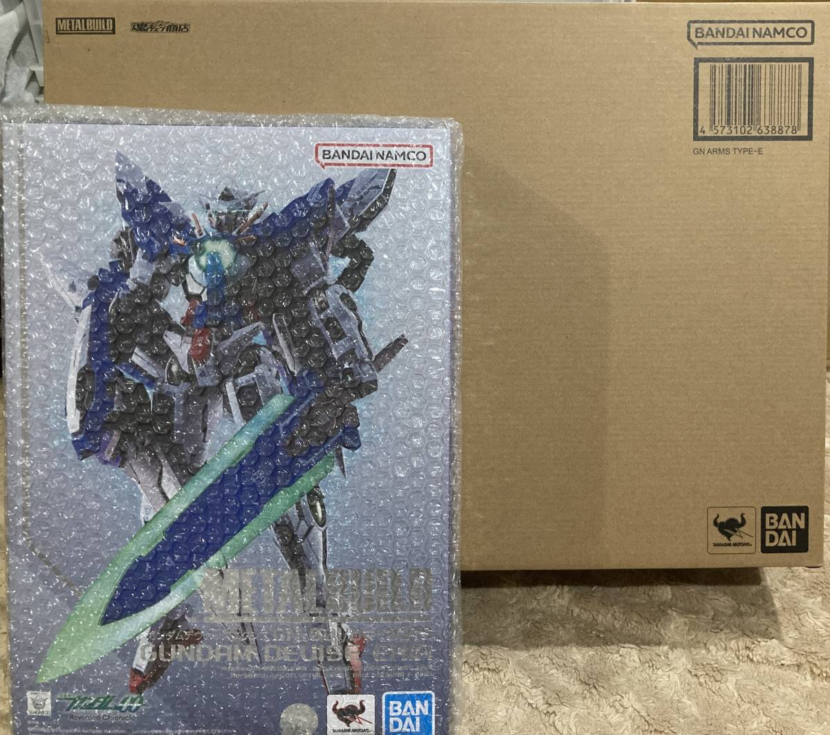 新品未開封 METAL BUILD GNアームズ TYPE-E & METAL BUILD ガンダム