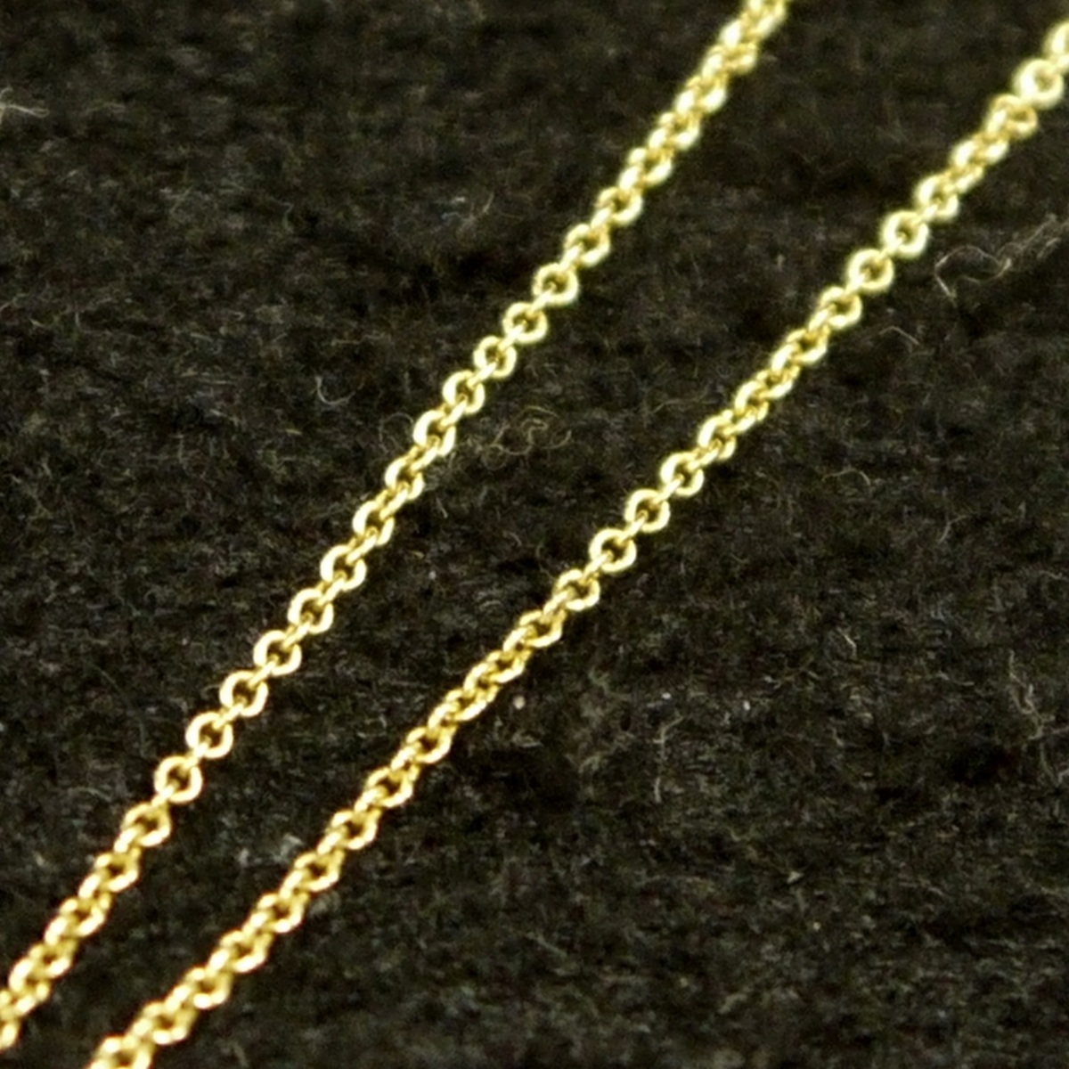 素敵な PERETTI 1Pダイヤ ゴールド 750 K18 ネックレス Tiffany&Co