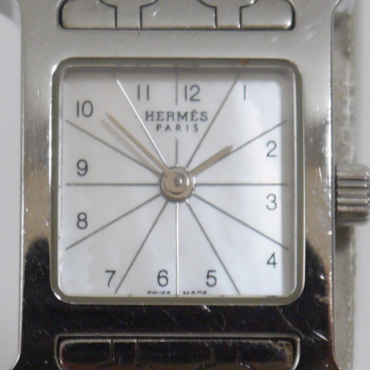 全国宅配無料 HH.1.110 HERMES【エルメス 現状動作品 ☆USED品 H