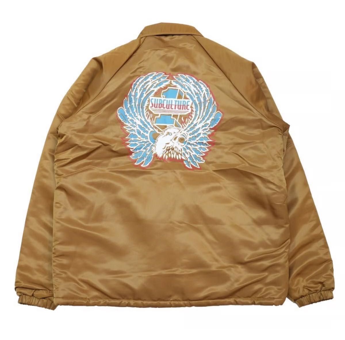 SUBCULTURE NO 1EAGLE COACHES JACKET BEIGE サイズ3 コーチジャケット