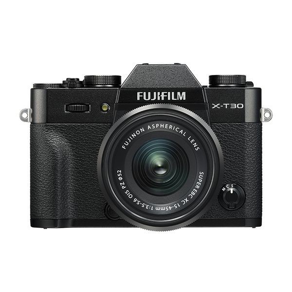 中古 １年保証 美品 FUJIFILM X-T30 ダブルズームキット XC 15-45mm + XC 50-230mm II ブラック_画像2