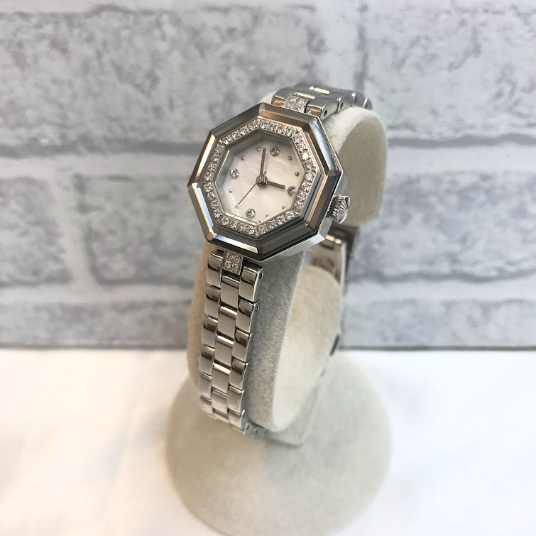 レア☆ROMAGロマゴ レディース腕時計 RM025-0269 ブラック ミラー 