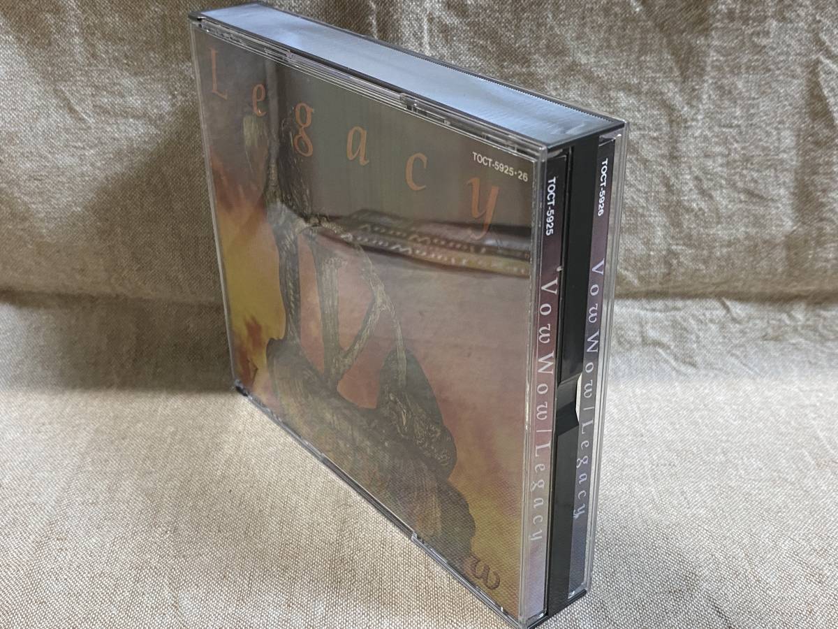 [ジャパメタ] VOW WOW - LEGACY 2CD TOCT-5925 ベスト盤 国内初版 日本盤 帯付 廃盤 レア盤_画像4