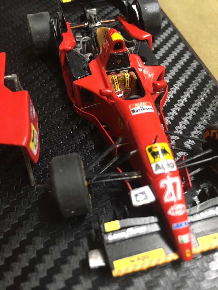 フルディティール完成品1/43 Model Plus by TAMEO/フェラーリ 412 T2 カナダGP 1995ジャンアレジ初優勝記念_画像7