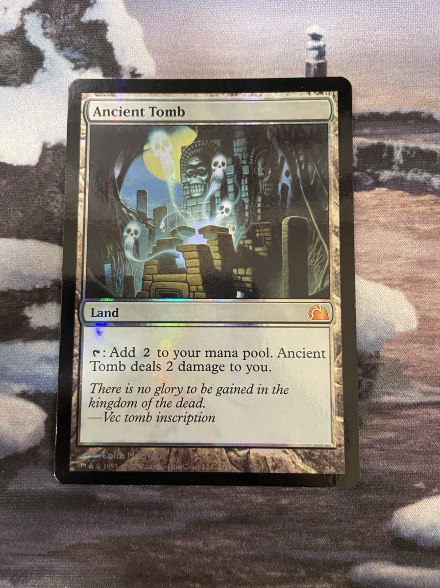 ついに再販開始！】 MTG FtV 古えの墳墓/Ancient Tomb 英語 foil 土地