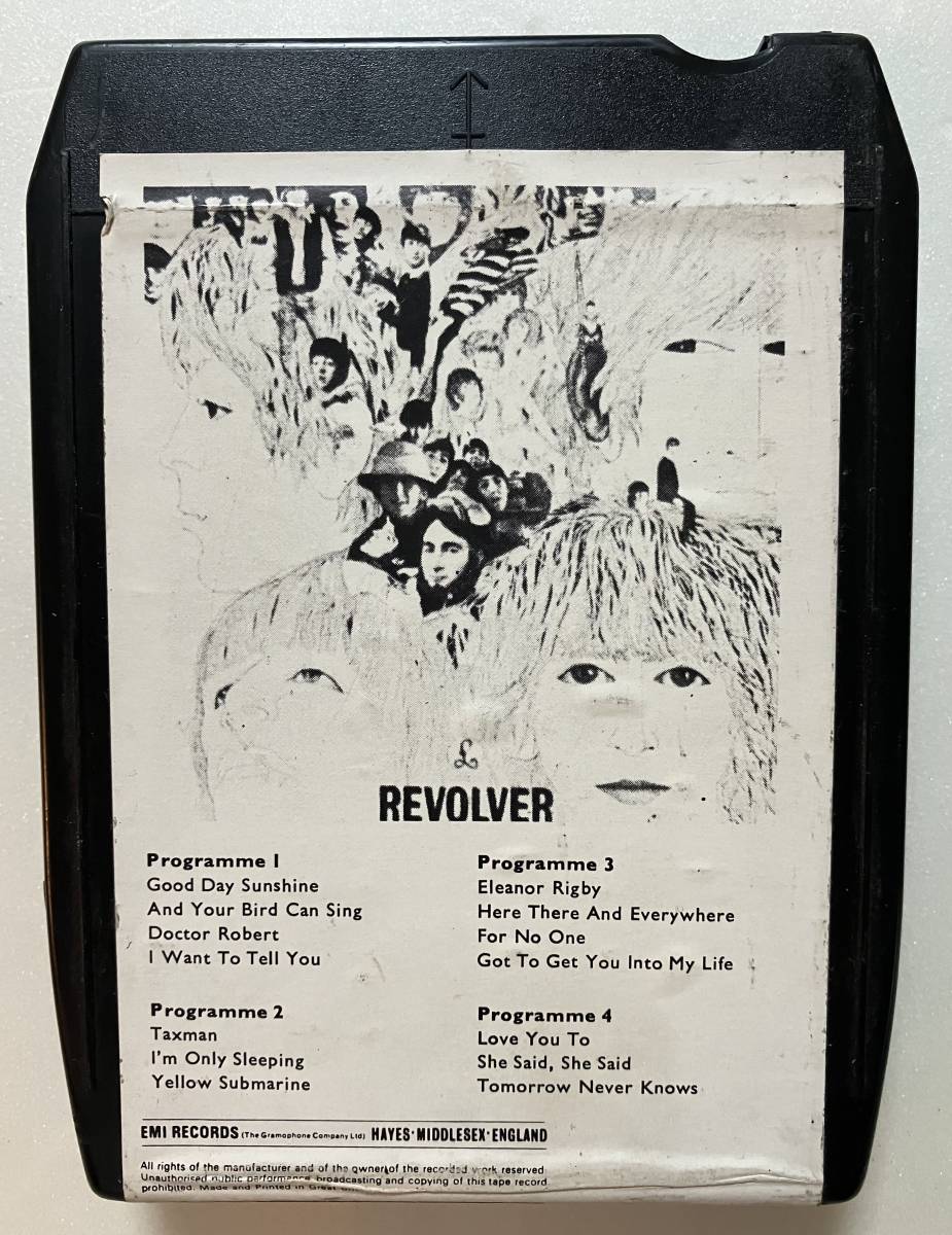 ビートルズ　Revolver UK EMI ８トラックテープ 8X-PCS 7009 1972?　再生未確認_画像1