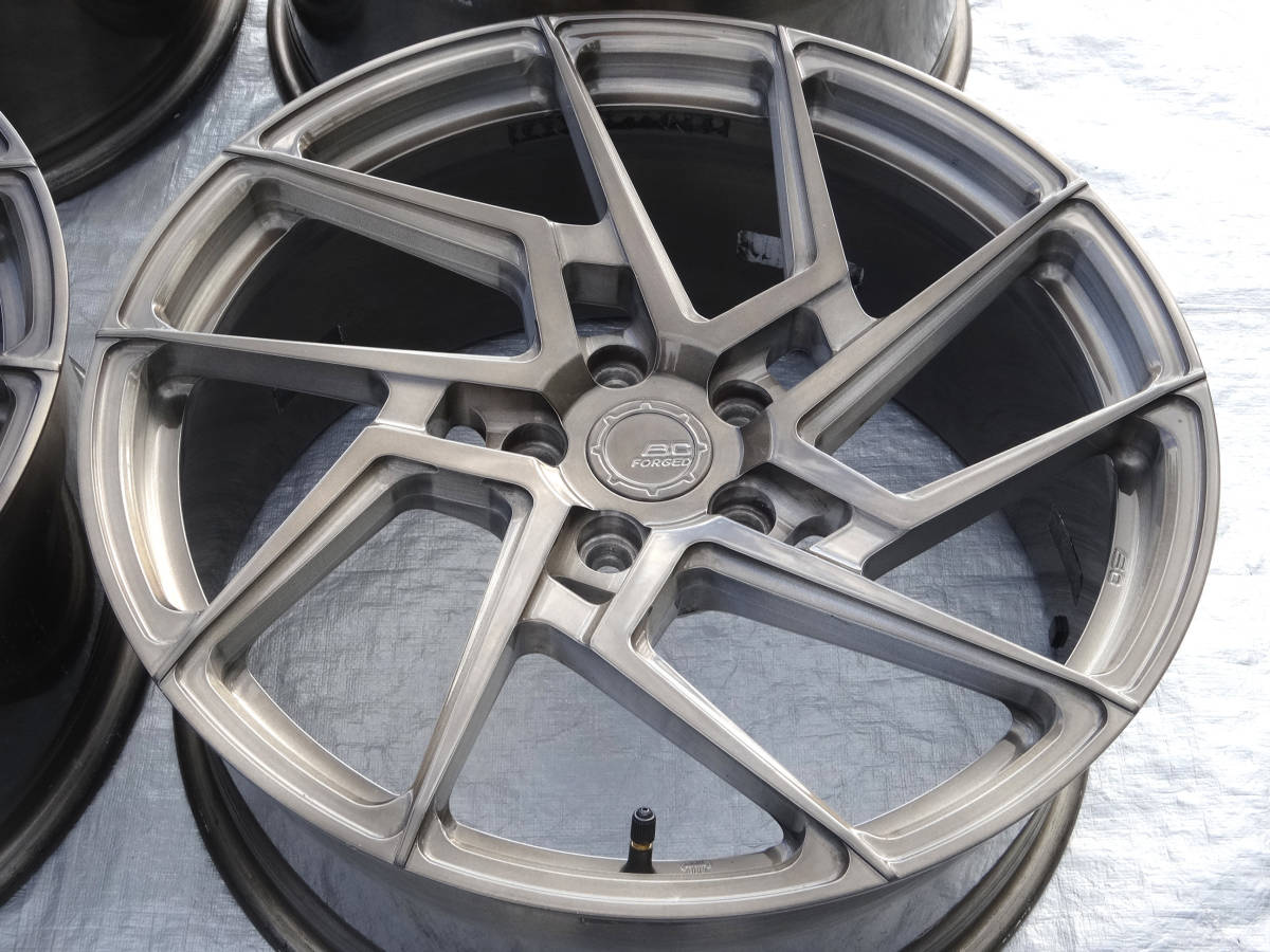 高級 BC FORGED 9J +35 10J +35 20in PCD120 Φ63 定価81万円 EH168 1ピース BCフォージド 鍛造 検 HRE レクサス_画像4