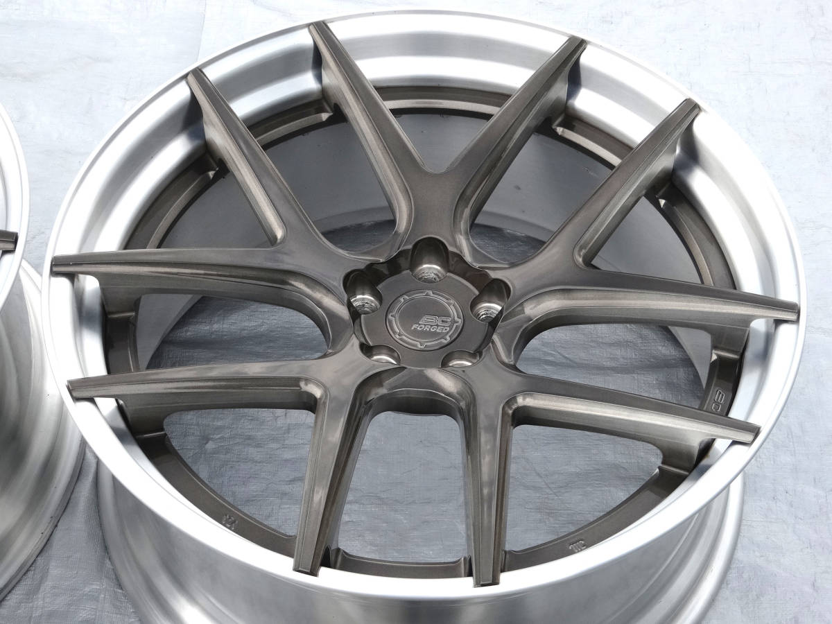 高級 BC FORGED 10J +25 22in PCD112 Φ67 定価116万円 HCS02 2ピース BCフォージド 鍛造 検 HRE アウディ AUDI ベンツ AMG BMW