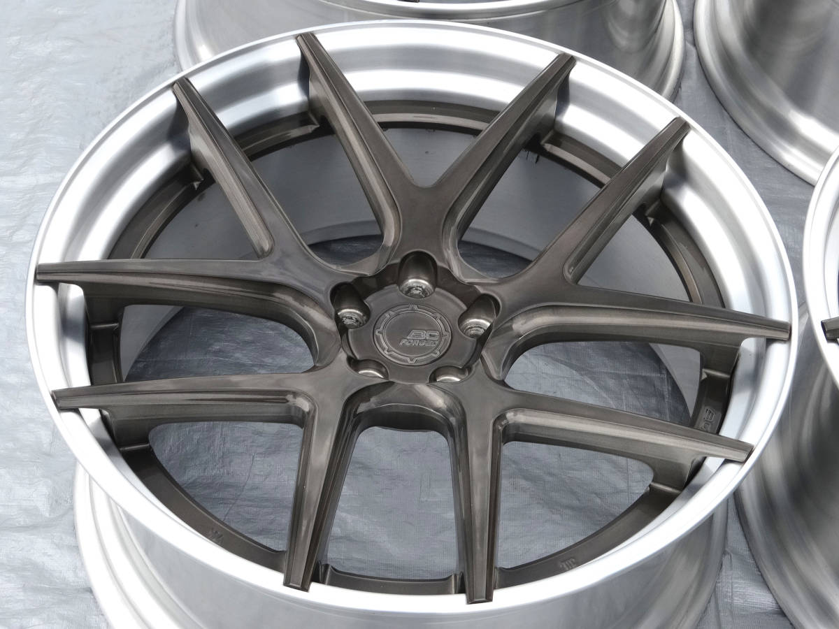 高級 BC FORGED 10J +25 22in PCD112 Φ67 定価116万円 HCS02 2ピース BCフォージド 鍛造 検 HRE アウディ AUDI ベンツ AMG BMW