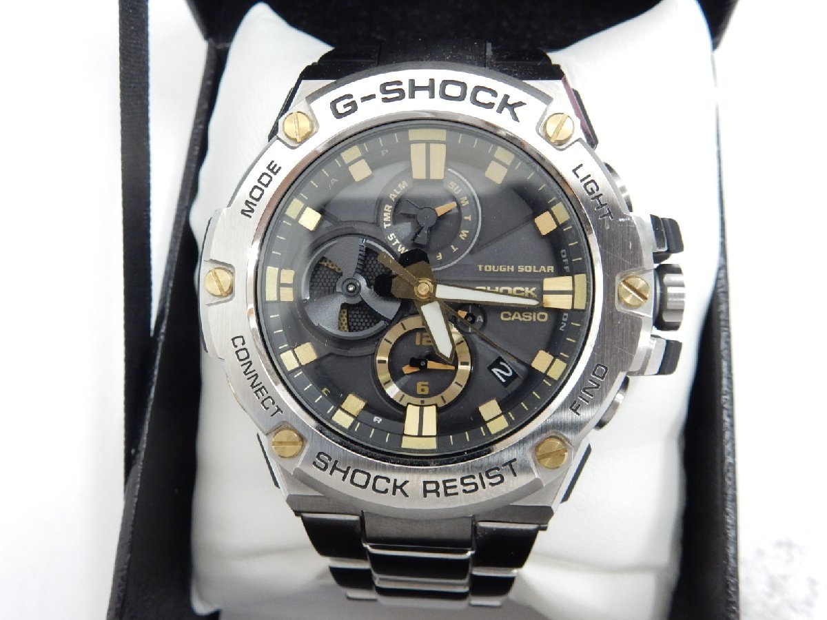 初売り】 GST-B100D-1A9JF ソーラー G-SHOCK【G-STEEL(Gスチール