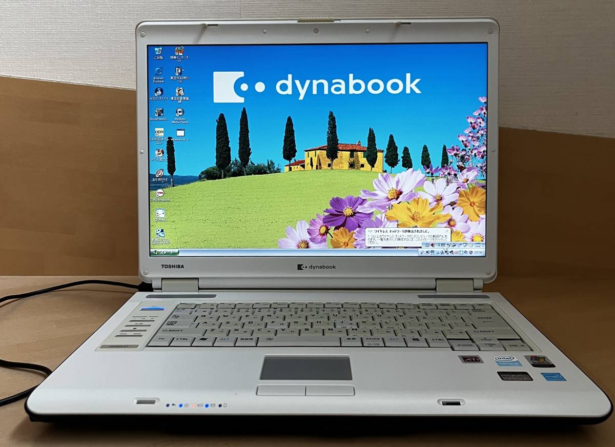 東芝 TOSHIBA Dynabook AX/940LS Celeron windows Xp SP3 リカバリ付き_画像1