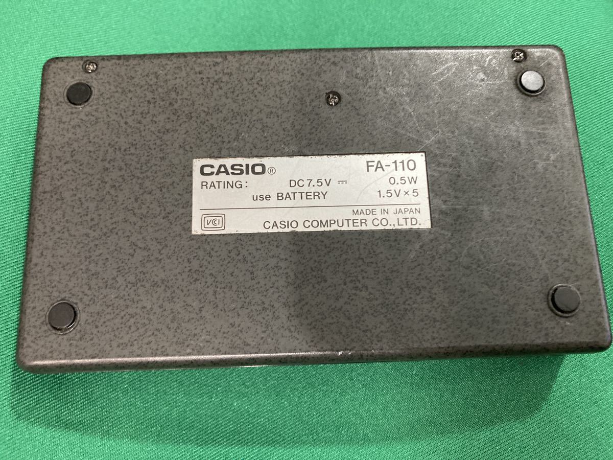 CASIO カシオ電子手帳用PCインターフェース FA-110 （ポケコン用FA-8互換RS-232Cインターフェースボックス） ジャンク_画像3