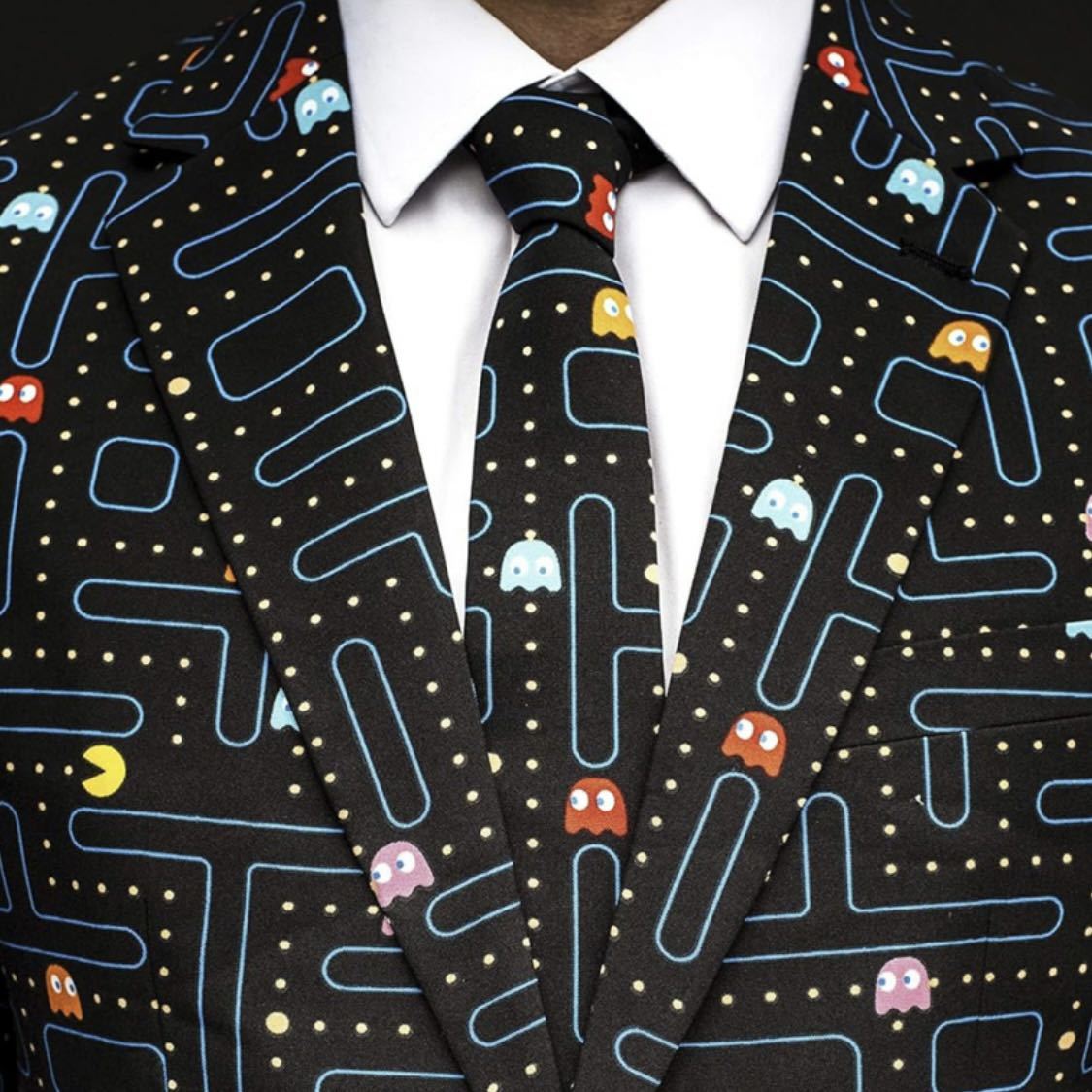パックマンスーツ 3点セット|ジャケット+パンツ+ネクタイ OPPOSUITS 未使用品!OPPO スーツ3点セットアップ PAC-MAN パックマン