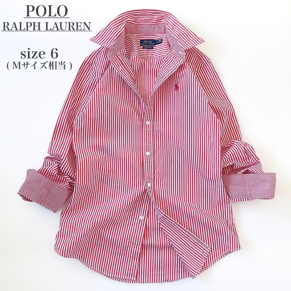 RALPH LAUREN ラルフローレン 6 M レディース シャツ ストライプ RALPH LAUREN ラルフローレン 6 M レディース シャツ ストライプ