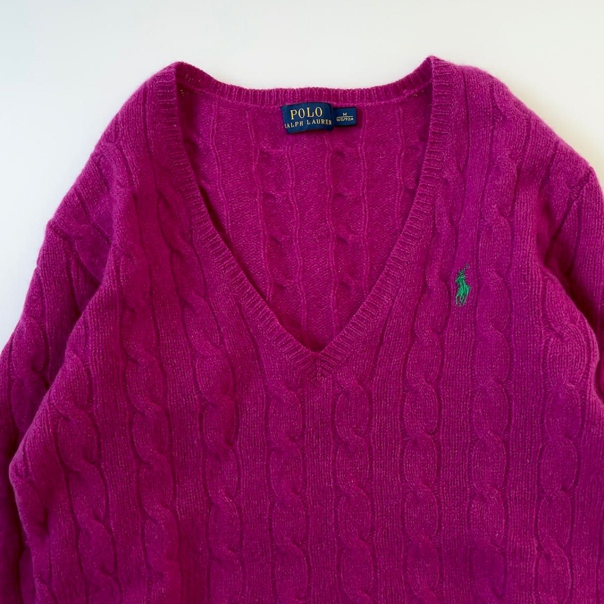 RALPH LAUREN ラルフローレン M レディース ニット セーター Vネック
