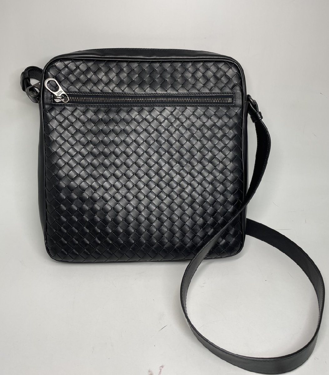 BOTTEGA VENETA ボッテガヴェネタ ショルダーバッグ レザー 黒