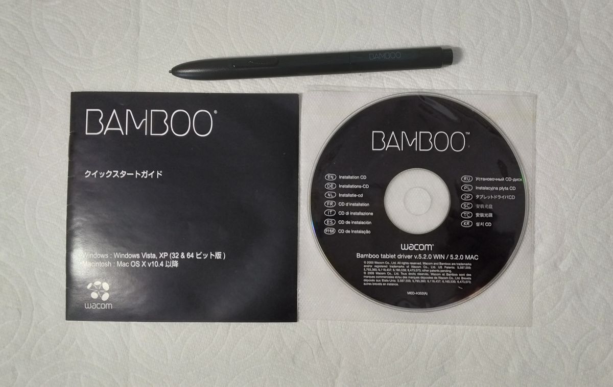 BAMBOO PEN&TOUCH CTH-460/K0 WacomペンタブレットSサイズ  ペンタブ清掃済