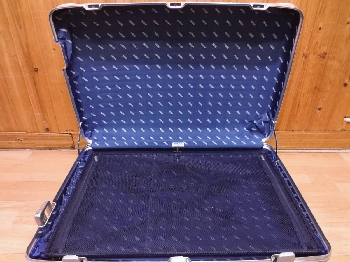 RIMOWA リモワ アルミ 2輪 スーツケース 6236 シルバー キャリーケース 未使用品_画像8
