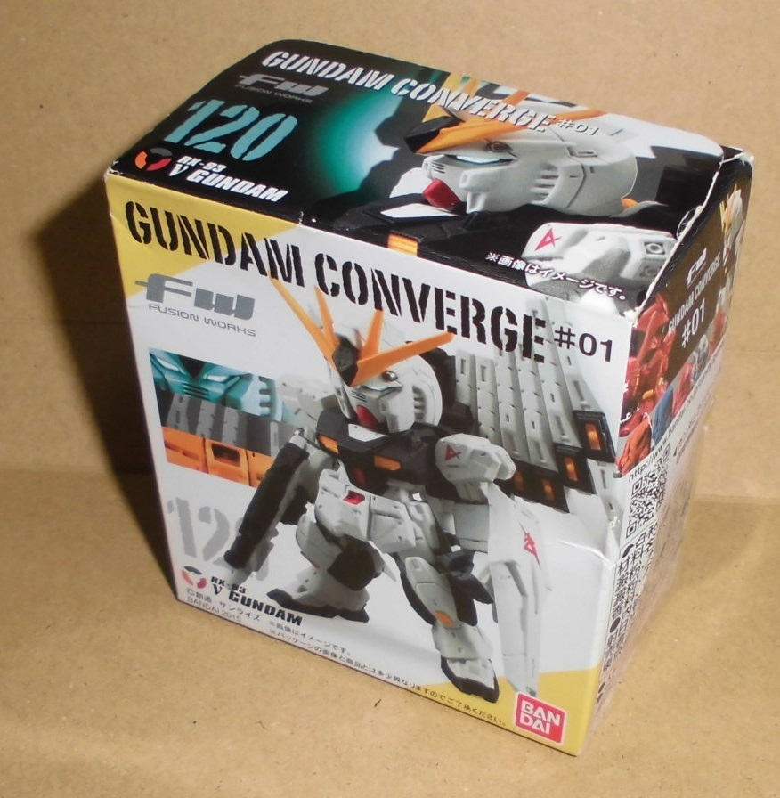 GUNDAM CONVERGE FW ガンダム コンバージ 第#01弾 121 νニューガンダム　箱難有_画像1