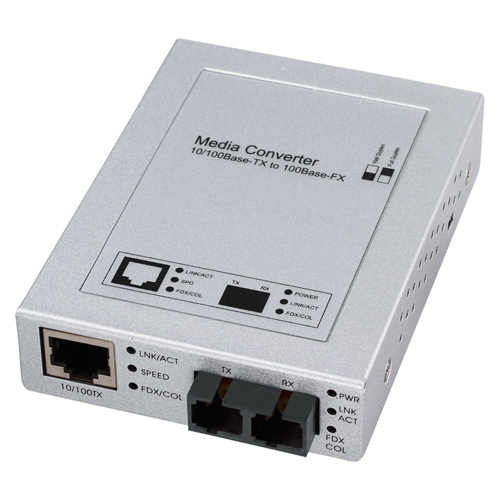 光メディアコンバータ ノイズの影響を受けず、長距離ネットワークに最適 LAN-EC202C サンワサプライ 送料無料 新品オーディオ機器